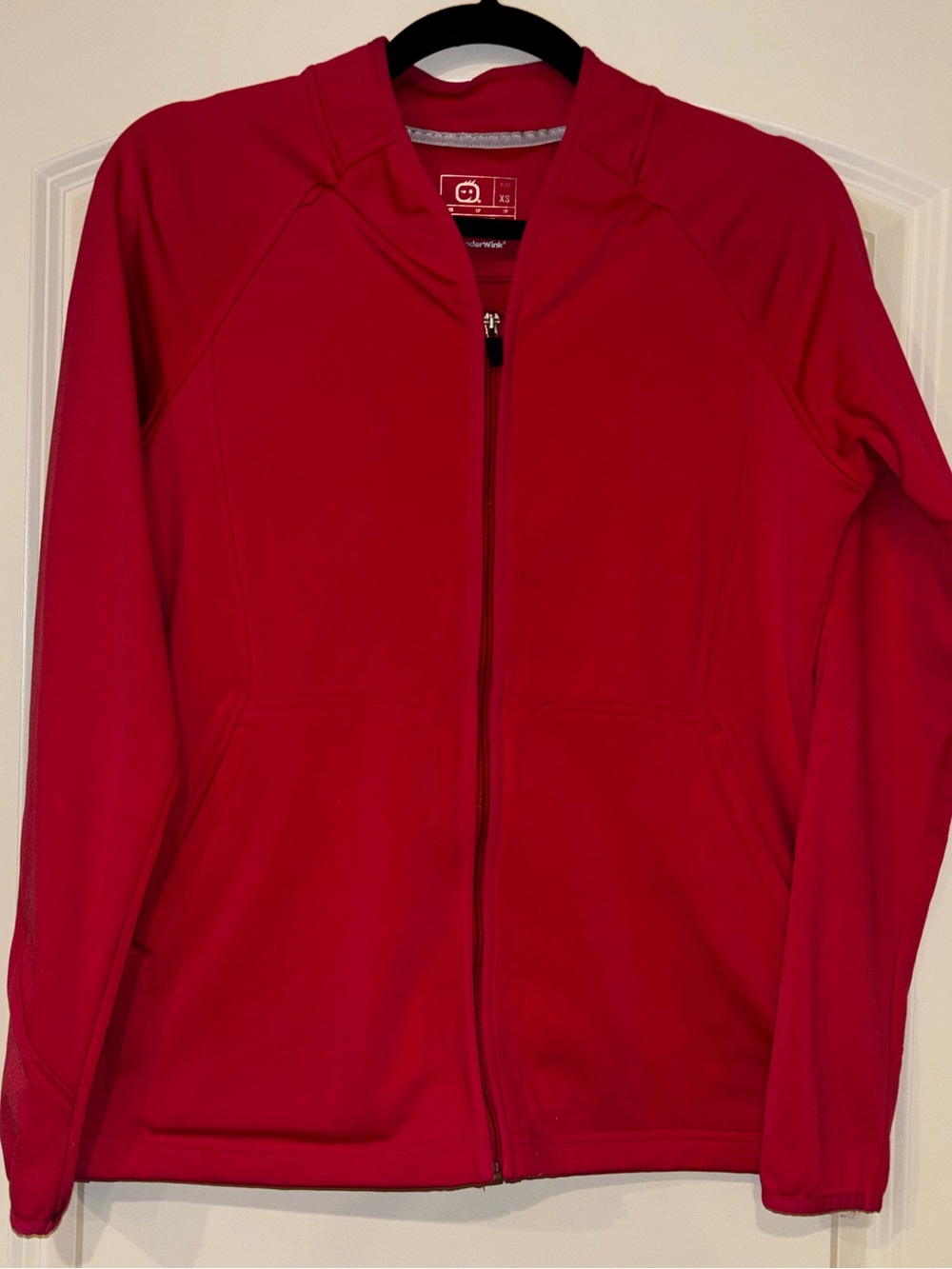 Pink Full-Zip Jacket scrub acket